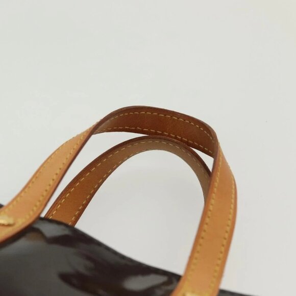 LOUIS VUITTON Monogram Vernis Reade PM Hand Bag Amarante - Picture 7 of 16